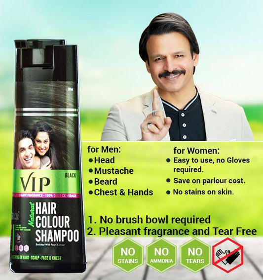 VIP 3 IN 1 HAIR COLOR SHAMPOO 200 ML